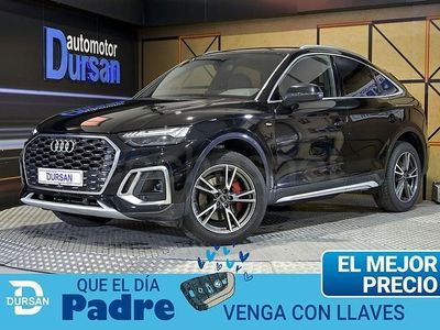 Usado Audi Q5 Sportback S-Line 204 CV (150 kW) 2022 Negro SUV