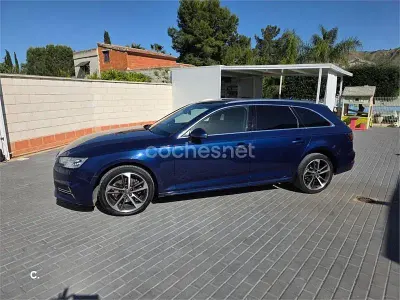 Usado Audi A4 S-Line 150 CV (110 kW) 2016 Azul Familiar