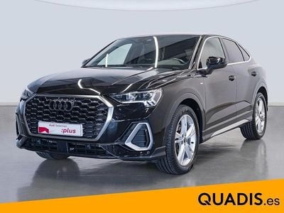 Usado Audi Q3 S-Line 150 CV (110 kW) 2022 Negro SUV