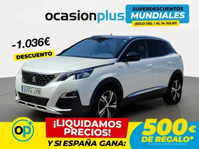 Usado Peugeot 3008 GT-line 165 CV (121 kW) 2017 Blanco SUV