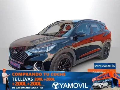 Usado Hyundai Tucson N Line 136 CV (100 kW) 2019 Negro SUV