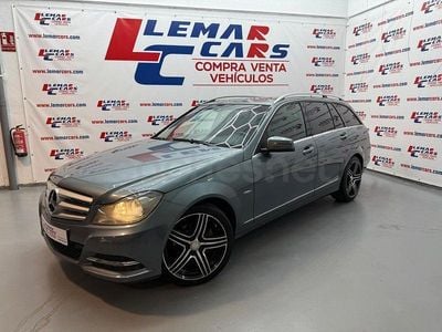 Usado Mercedes C220 Avantgarde 170 CV (125 kW) 2012 Azul Familiar