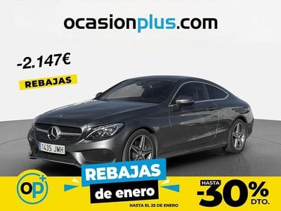 Usado Mercedes C220 AMG 170 CV (125 kW) 2016 Gris Coupe