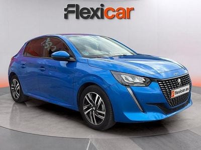 Usado Peugeot 208 Allure 102 CV (75 kW) 2020 Azul Utilitario