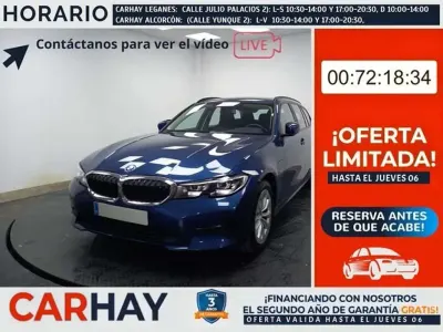 Usado BMW 320e 204 CV (150 kW) 2022 Azul Familiar