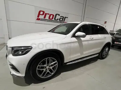 Usado Mercedes GLC220 AMG line 170 CV (125 kW) 2016 Blanco SUV