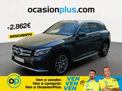 Usado Mercedes GLC250 204 CV (150 kW) 2019 Negro SUV