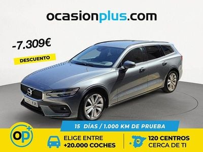 Usado Volvo V60 Momentum 190 CV (139 kW) 2019 Gris Familiar