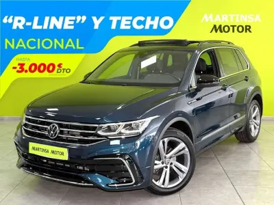 Usado VW Tiguan R-line 150 CV (110 kW) 2021 Azul SUV