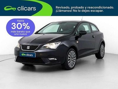 Begagnad Seat Ibiza Style 90 HK (66 kW) 2016 Svart Halvkombi