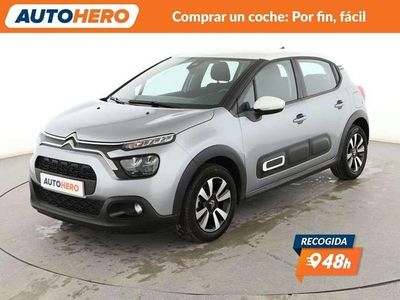 Usado Citroën C3 Feel 82 CV (60 kW) 2021 Gris Utilitario