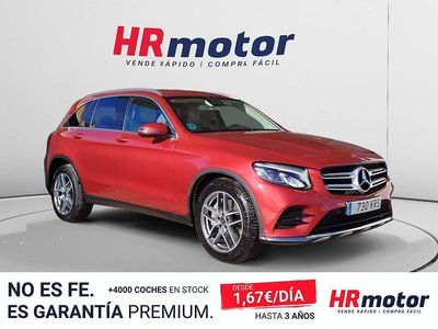 Usado Mercedes GLC220 170 CV (125 kW) 2018 Rojo SUV
