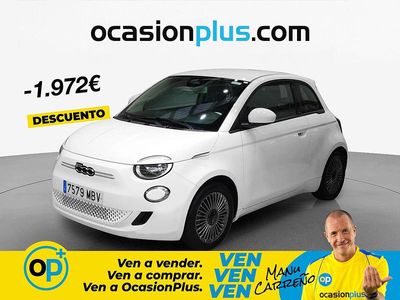 Usado Fiat 500e Icon 86 kW (118 CV) 2022 Blanco Utilitario