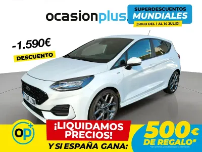 Usado Ford Fiesta ST-Line 155 CV (114 kW) 2022 Blanco Utilitario