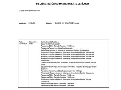 Usado Mercedes GLE300 272 CV (200 kW) 2022 Azul SUV