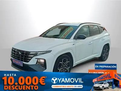 Usado Hyundai Tucson N Line 150 CV (110 kW) 2022 Blanco SUV