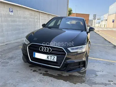 Usado Audi A3 S-Line 116 CV (85 kW) 2019 Negro Berlina