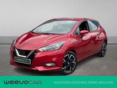 Rojo Usado 2021 Nissan Micra Acenta | 11.990 € (Precio justo)