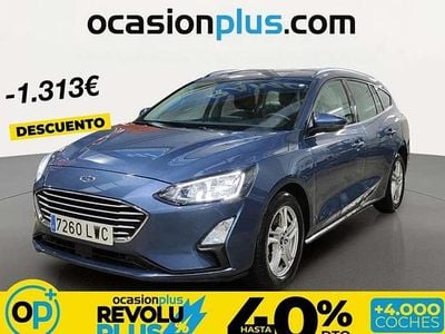 Usado Ford Focus Trend+ 120 CV (88 kW) 2022 Azul Familiar