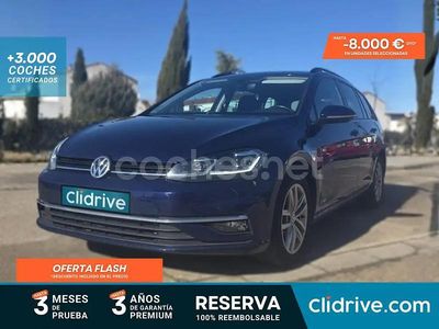 Usado VW Golf VII Advance 150 CV (110 kW) 2019 Azul Familiar