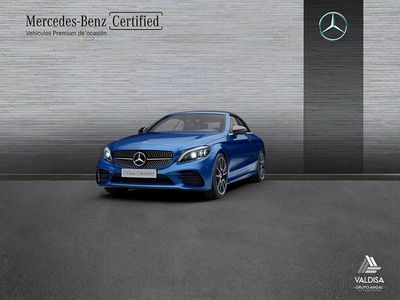Usado Mercedes C220 194 CV (142 kW) 2022 Azul Descapotable