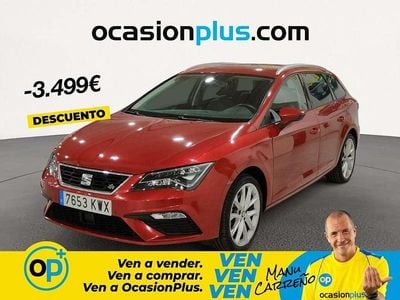 Usado Seat Leon ST FR 131 CV (96 kW) 2019 Rojo Familiar