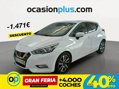 Usado Nissan Micra N-Connecta 100 CV (73 kW) 2019 Blanco Utilitario