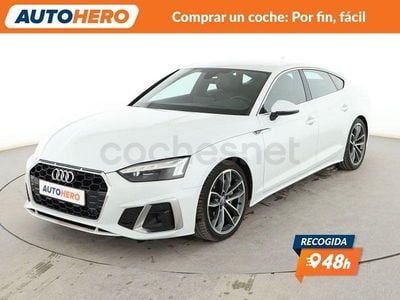 Usado Audi A5 Sportback S-Line 190 CV (139 kW) 2020 Blanco Utilitario