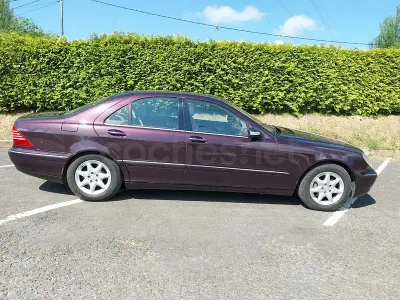 Usado Mercedes S320 204 CV (150 kW) 2004 Granate Berlina
