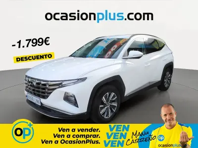 Usado Hyundai Tucson 115 CV (84 kW) 2021 Blanco SUV
