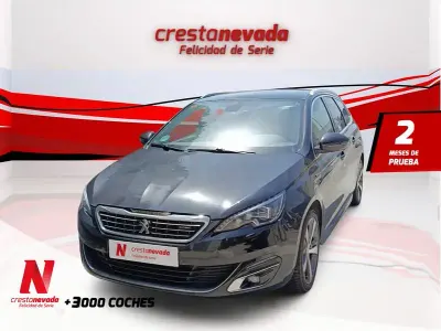 Usado Peugeot 308 SW GT-line 130 CV (95 kW) 2017 Negro Familiar