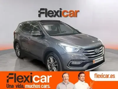 Usado Hyundai Santa Fe Style 200 CV (147 kW) 2016 Gris SUV