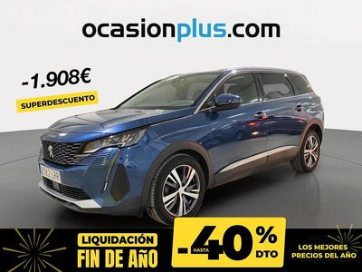 Azul Usado 2021 Peugeot 5008 Allure SUV | 20.890 € (Precio justo)