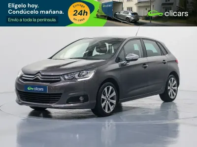 Usado Citroën C4 Feel 110 CV (80 kW) 2016 Gris Berlina