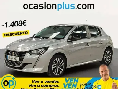 Usado Peugeot 208 Active 75 CV (55 kW) 2023 Gris Utilitario