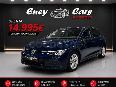 Usado VW Golf VIII 110 CV (80 kW) 2022 Azul Berlina
