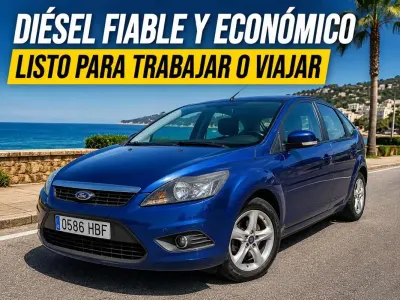Usado Ford Focus Trend 109 CV (80 kW) 2011 Azul Utilitario