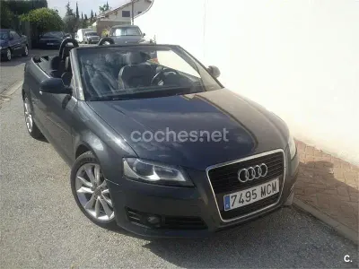 Usado Audi A3 Cabriolet Ambition 105 CV (77 kW) 2010 Gris / plata Descapotable
