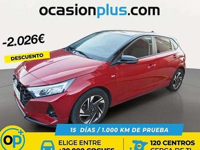 Usado Hyundai i20 101 CV (74 kW) 2021 Rojo Utilitario
