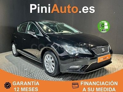 Usado Seat Leon Reference 110 CV (80 kW) 2016 Negro Berlina