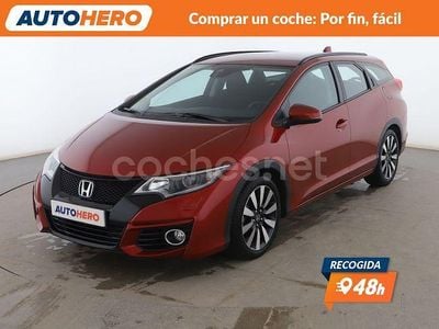 Rojo Usado 2015 Honda Civic Elegance Utilitario | 13.599 € (Precio justo)