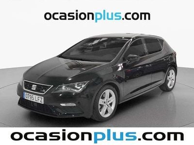 Usado Seat Leon FR 150 CV (110 kW) 2020 Negro Utilitario