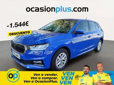 Usado Skoda Fabia Ambition 80 CV (58 kW) 2023 Azul Utilitario