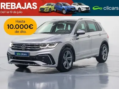 Usado VW Tiguan Allspace R-line 150 CV (110 kW) 2022 Gris / plata SUV