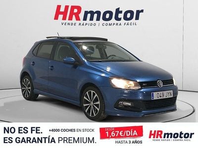 Usado VW Polo 90 CV (66 kW) 2017 Azul Berlina