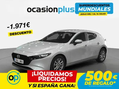 Usado Mazda 3 Prime-Line 122 CV (89 kW) 2023 Gris