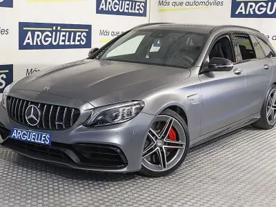 Usado Mercedes C63S AMG 510 CV (375 kW) 2019 Gris / plata Familiar