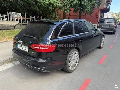 Usado Audi A4 S-Line 150 CV (110 kW) 2014 Negro Familiar
