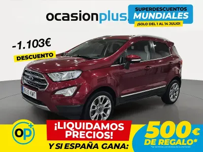 Usado Ford Ecosport Titanium 125 CV (91 kW) 2018 Rojo SUV