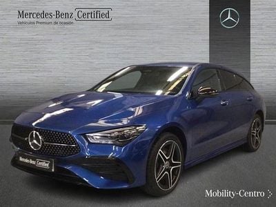 Usado Mercedes CLA250 AMG line 163 CV (119 kW) 2024 Azul denim metalizado Berlina